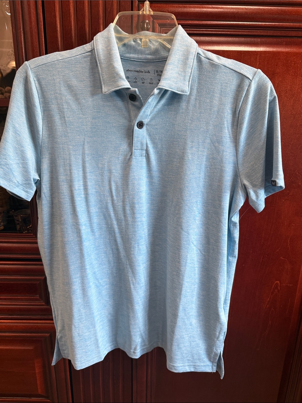 Abercrombie & Fitch Light Blue Kids Polo Shirt